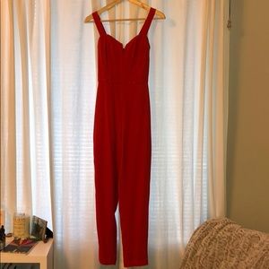 Red H&M jumpsuit size 6